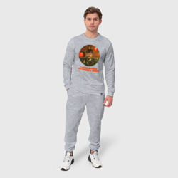 Мужской костюм хлопок С какими кретинами мне приходится воевать - прикол из Каламбура - фото 2