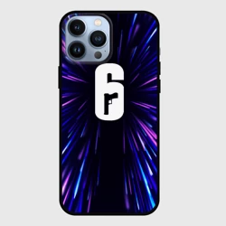 Чехол для iPhone 13 Pro Max Rainbow Six neon energy
