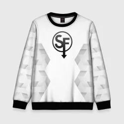 Детский свитшот 3D Sally Face white poly