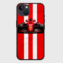 Чехол для iPhone 14 Формула 1 на красном