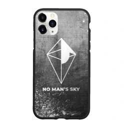 Чехол для iPhone 11 Pro Max матовый No Man's Sky - grey gradient