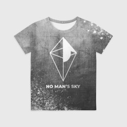 Детская футболка 3D No Man's Sky - grey gradient