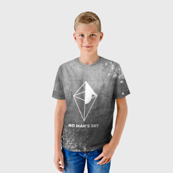 Детская футболка 3D No Man's Sky - grey gradient - фото 2