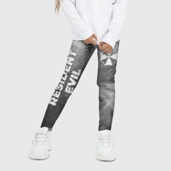 Детские леггинсы 3D Resident Evil - grey gradient вертикально - фото 2