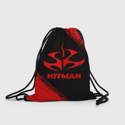 Рюкзак-мешок 3D Hitman - red gradient