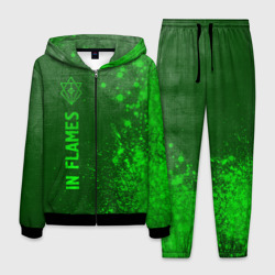 Мужской костюм 3D In Flames - green gradient по-вертикали