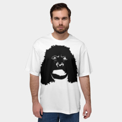 Мужская футболка oversize 3D Паша Техник трафарет - фото 2