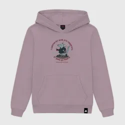 Женская толстовка хлопок У самурая нет цели - волк с кофе на работу