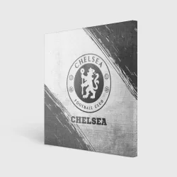 Холст квадратный Chelsea - white gradient