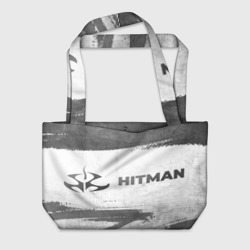 Пляжная сумка 3D Hitman - white gradient по-горизонтали