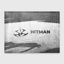 Обложка для студенческого билета Hitman - white gradient по-горизонтали