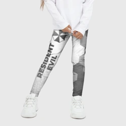 Детские леггинсы 3D Resident Evil - white gradient по-вертикали - фото 2