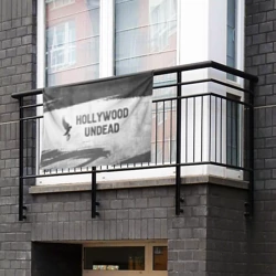 Флаг-баннер Hollywood Undead - white gradient по-горизонтали - фото 2