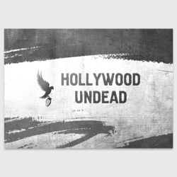 Поздравительная открытка Hollywood Undead - white gradient по-горизонтали