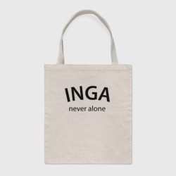 Шоппер BioNature Inga never alone - motto