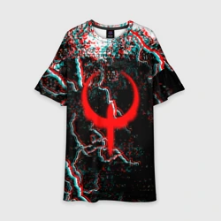 Детское платье 3D Quake молнии шторм глитч