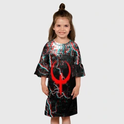 Детское платье 3D Quake молнии шторм глитч - фото 2
