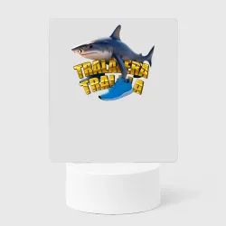 Светильник-ночник Brainrot shark meme - Tralalero Tralala meme