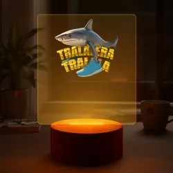 Светильник-ночник Brainrot shark meme - Tralalero Tralala meme - фото 2