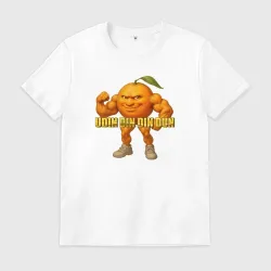 Мужская футболка хлопок Udin din din dun brainrot meme