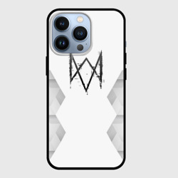 Чехол для iPhone 13 Pro Watch Dogs white poly
