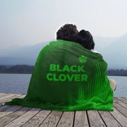 Плед 3D Black Clover - green gradient посередине - фото 2