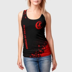 Женская майка 3D Angels of Death - red gradient вертикально - фото 2