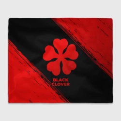 Плед 3D Black Clover - red gradient