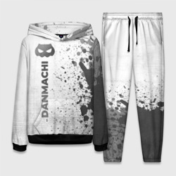 Женский костюм с толстовкой 3D DanMachi - white gradient по-вертикали