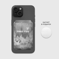 Картхолдер Magsafe магнитный Free Fire - grey gradient посередине - фото 2