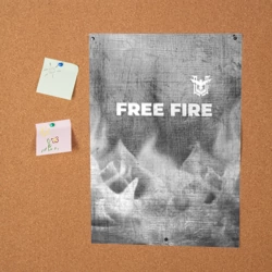 Постер Free Fire - grey gradient посередине - фото 2