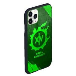 Чехол для iPhone 11 Pro Max матовый Final Fantasy - green gradient - фото 2