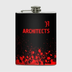 Фляга Architects - red gradient посередине