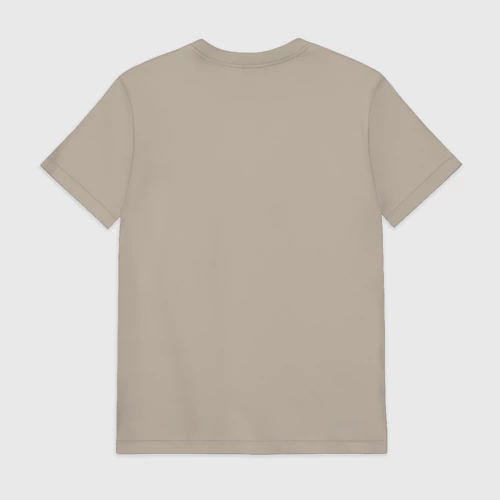 Мужская футболка хлопок с принтом Зовите меня дед меня интересуют бабки, вид сзади #1