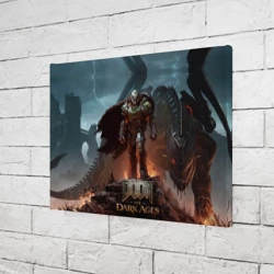 Холст прямоугольный Думгай и меха дракон Doom the dark ages - фото 2