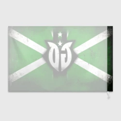 Флаг 3D Go на зеленом - фото 2