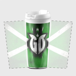 Термокружка-непроливайка Go на зеленом - фото 2