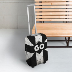 Чехол для чемодана 3D Go в черно-белом - фото 2