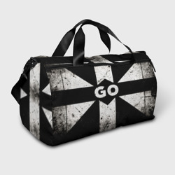 Сумка спортивная 3D Go в черно-белом