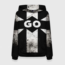 Женская толстовка 3D Go в черно-белом