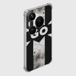 Чехол для Huawei Pura 70 Go в черно-белом - фото 2