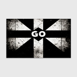 Бумага для упаковки 3D Go в черно-белом