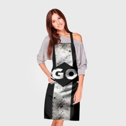 Фартук 3D Go в черно-белом - фото 2