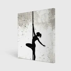 Холст квадратный Pole Dance 