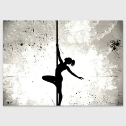 Поздравительная открытка Pole Dance 