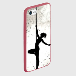 Чехол для iPhone 5/5S матовый Pole Dance  - фото 2