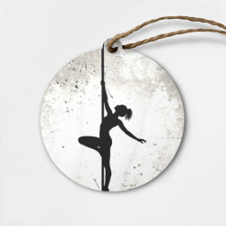 Деревянная игрушка круг Pole Dance 