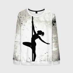 Мужской свитшот 3D Pole Dance 
