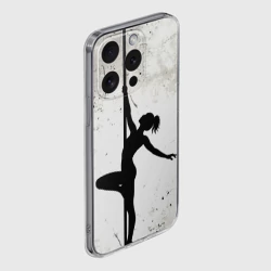 Чехол для iPhone 15 Pro силиконовый с защитой камеры Pole Dance  - фото 2