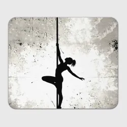 Прямоугольный коврик для мышки Pole Dance 